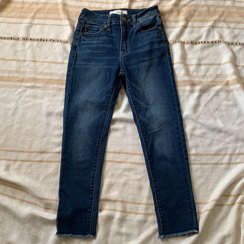 Kancan Cropped High Rise Skinny Jeans Size 0/23